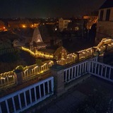 Rozsvícený zámek a zahrady