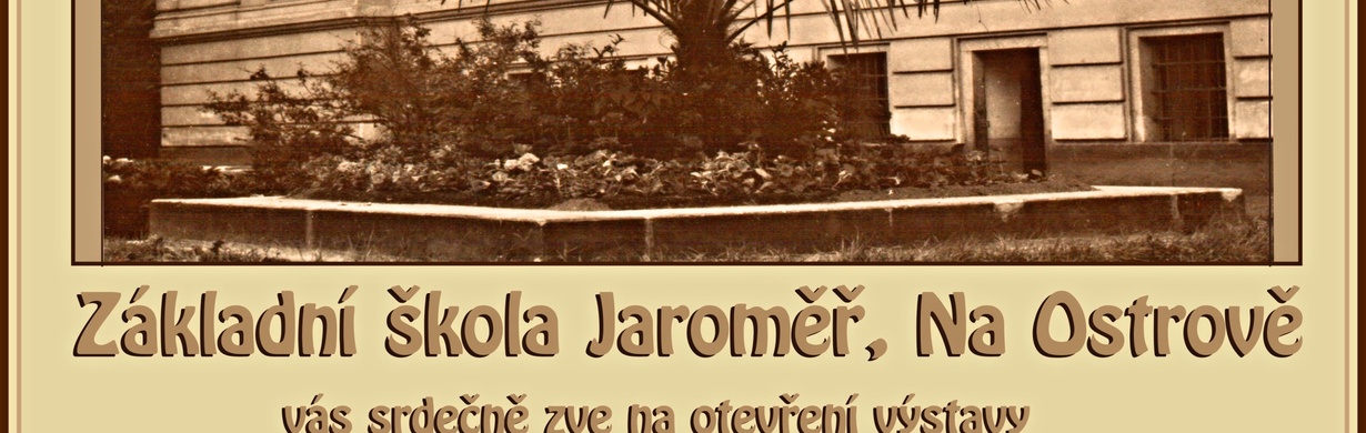 Škola Na Ostrově v období protektorátu Škola Na Ostrově v období protektorátu