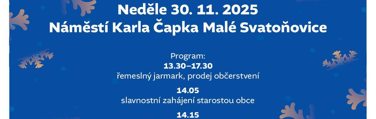 ADVENTNÍ JARMARK U STUDÁNKY