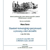 Přednáška z cyklu Mezi řádky: Stavebně technologický vývoji pivovarů a pivovary v okolí Jaroměře