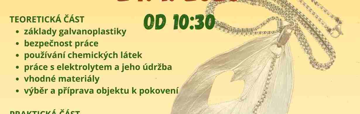 Zážitkový kurz výroby šperku metodou galvanoplastiky