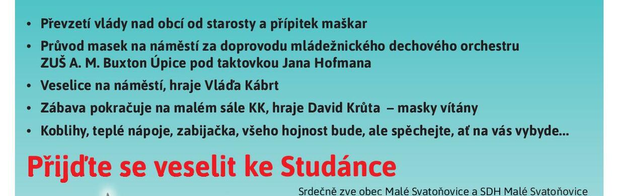STUDÁNECKÝ MASOPUST