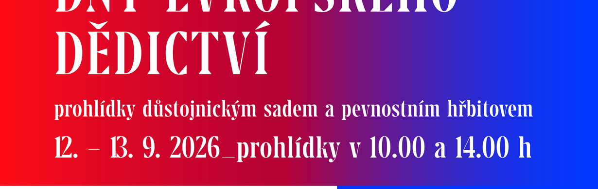 Dny evropského dědictví 2026