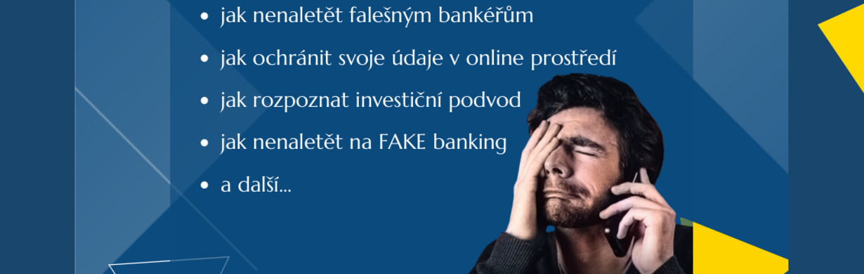 Senioři, nedejte se! Přednáška o prevenci podvodů v online prostředí