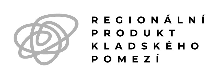 Kladské pomezí regionální produkt: logo pozitiv greyscale