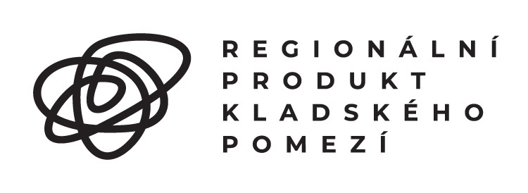 Kladské pomezí regionální produkt: logo pozitiv černý