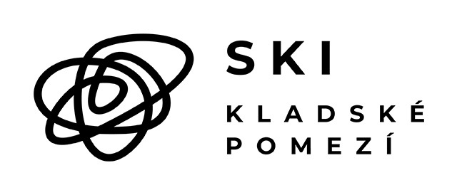Kladské pomezí ski: logo pozitiv černý