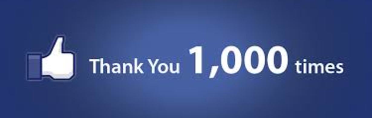 Kladské pomezí má na Facebooku 1000 fanoušků! Děkujeme!