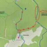 Potíže s pěším provozem na žluté a červené turistické cestě vedoucí přes louku ve Wrzosówce a na části stezky na státní hranici Młyńska-Borówkowa Góra.