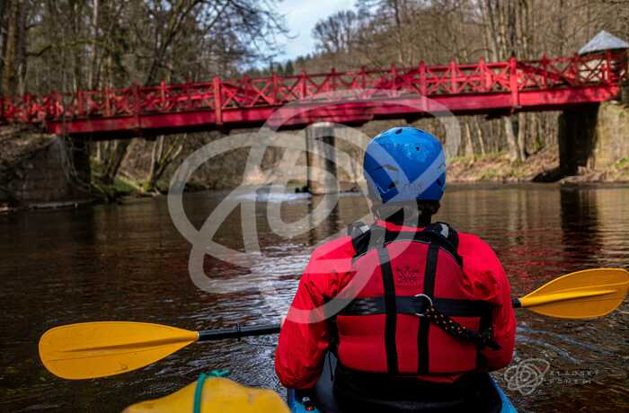 Červený most - řeka Úpa