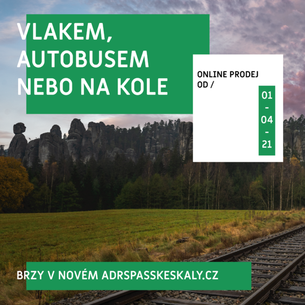 Adršpach - kampaň vlakem