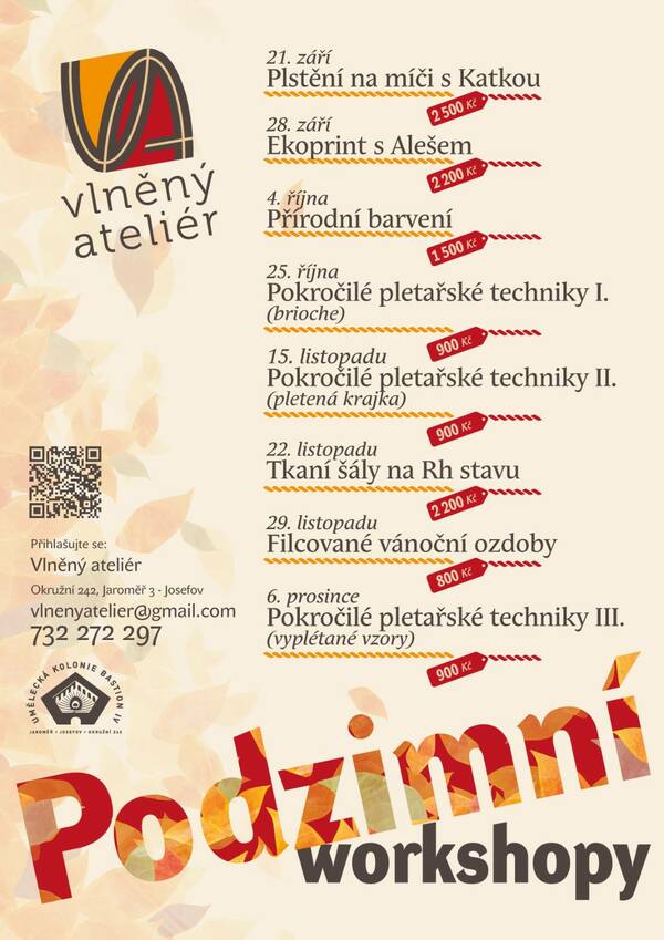 Vlněný ateliér workshopy