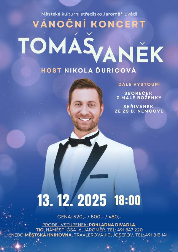 VÁNOČNÍ KONCERT Tomáš Vaněk