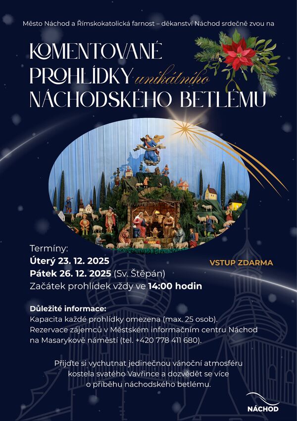 Komentované prohlídky náchodského betlém