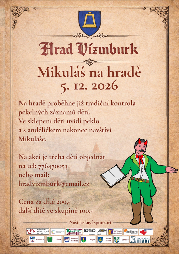 Vízmburk - Mikuláš na hradě