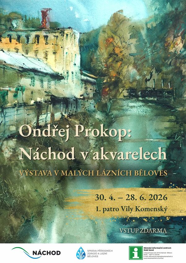Ondřej Prokop: Náchod v akvarelech
