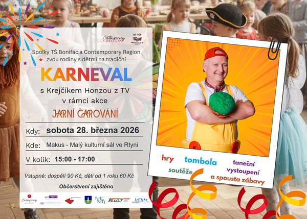 Rtyně - dětský karneval 2026