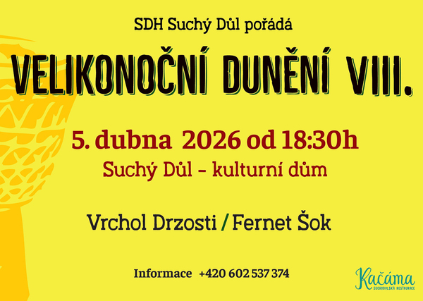 Velikonoční dunění 2026