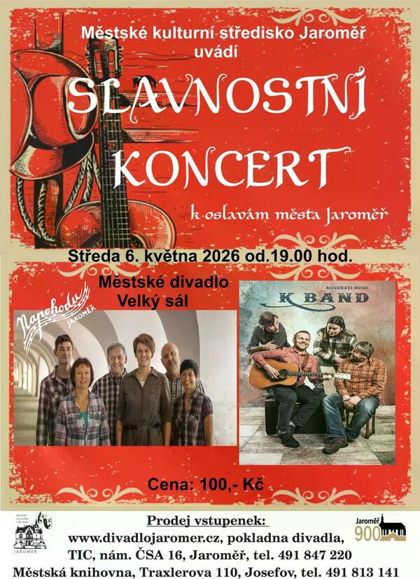 Slavnostní koncert k oslavám města Jarom