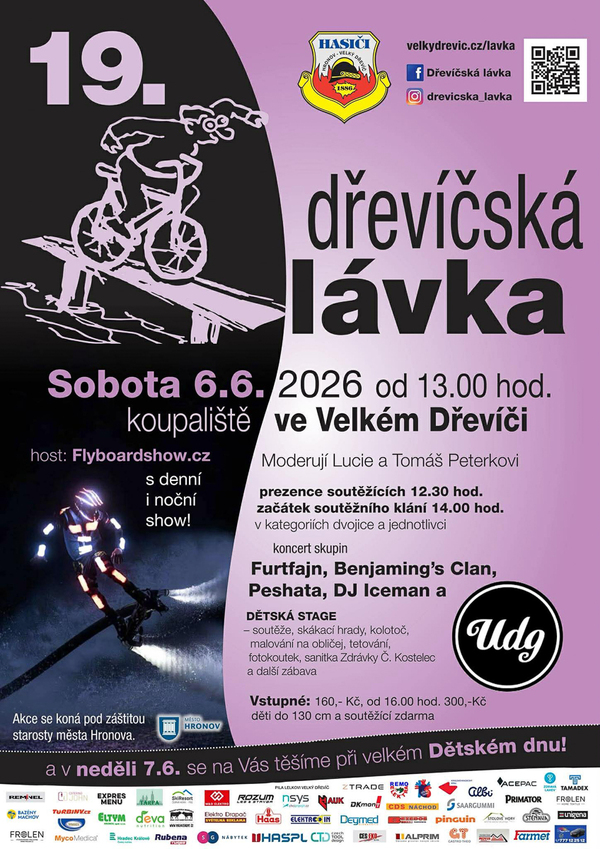 Dřevíčská lávka 2026