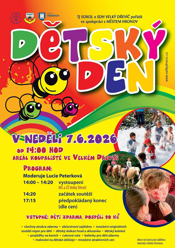 Dětský den Dřevíč 2026
