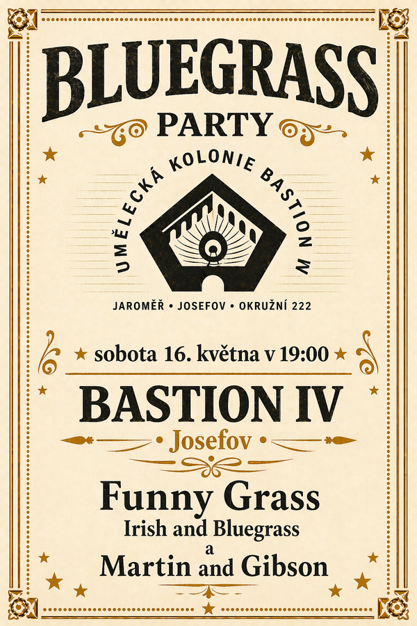 Bluegrass party v Bastionu IV