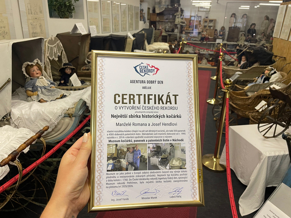 Muzeum kocarku - certifikat