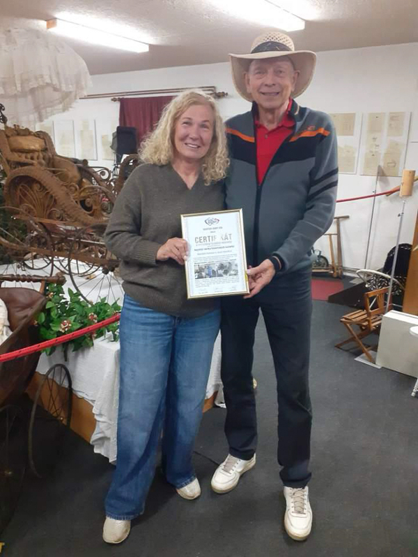 Muzeum kocarku - certifikat