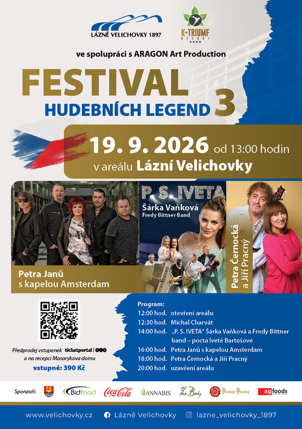 Festival hudebních legend 2026