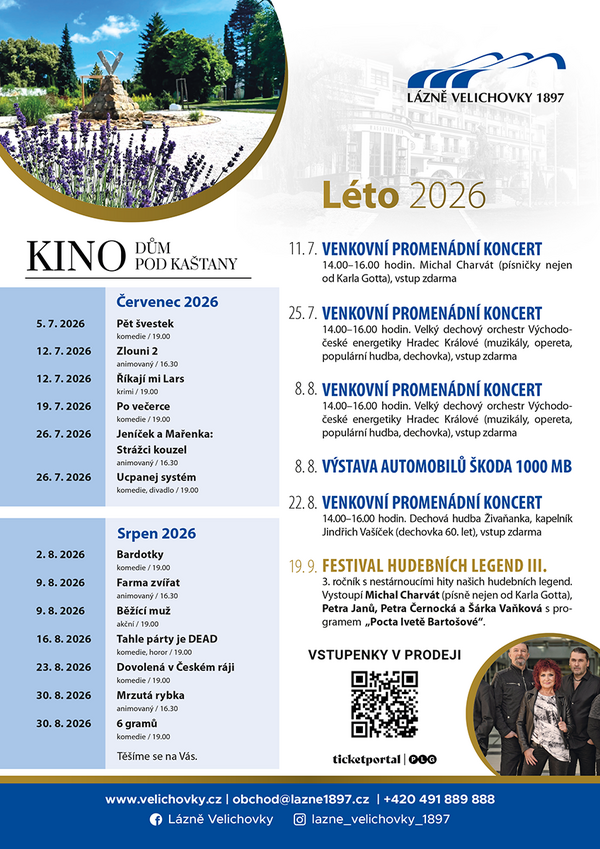 Kulturní léto Velichovky 2026