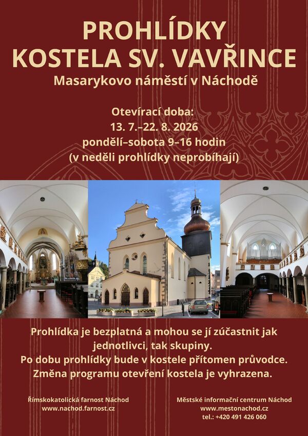 Prohlídky kostela sv. Vavřince