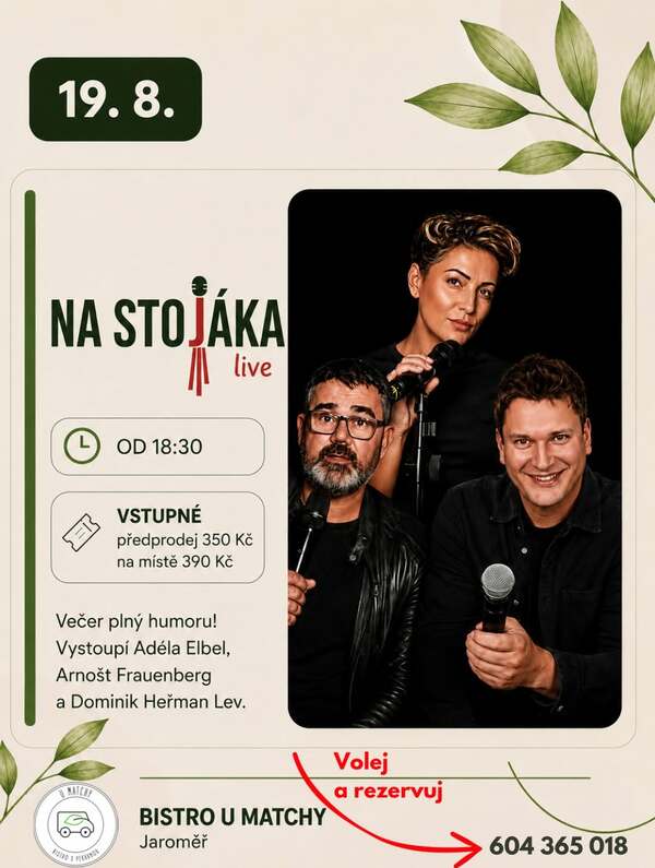 NA STOJÁKA LIVE