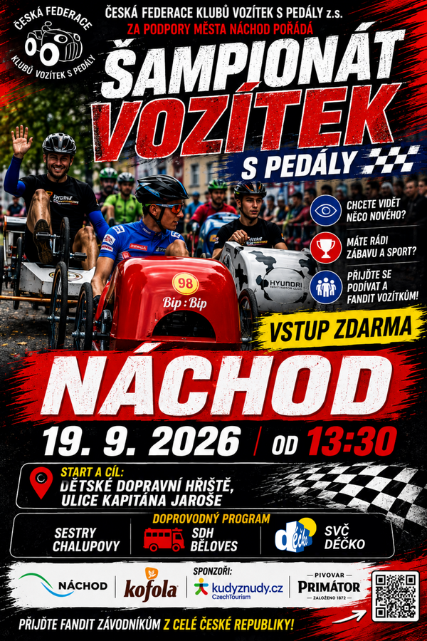 Šampionát vozítek s pedály