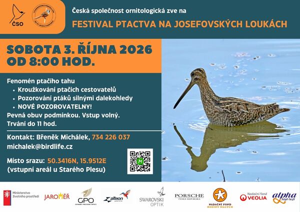 FESTIVAL PTACTVA NA JOSEFOVSKÝCH LOUKÁCH