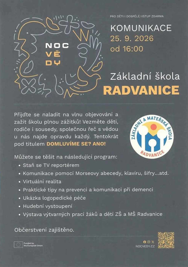 Noc vědy: Komunikace