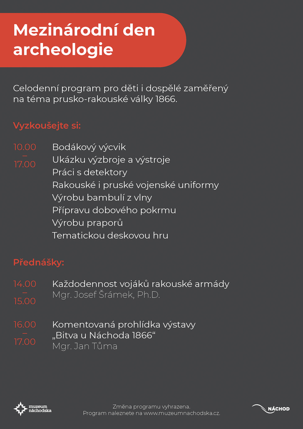 Mezinárodní den archeologie 2026