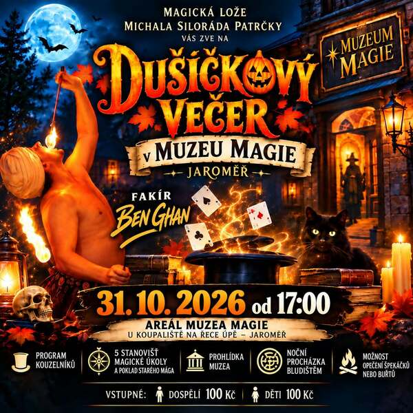 Dušičkový večer v Muzeum magie