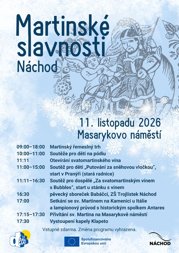 Martinské slavnosti v Náchodě 2026